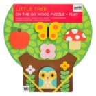 Petit Collage Robustní dřevěné puzzle Malý strom