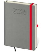 Diář 2026 týdenní A5 Praga - tmavě šedá