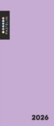 Diář PVC týdenní 2026 PASTELINI fialová