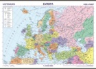 Evropa státy a území, školní nástěnná
