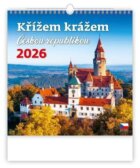 Kalendář nástěnný 2026 - Křížem krážem Českou republikou
