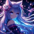 Diamantový obrázek - Dívka Lis 30x40 cm