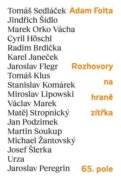 Rozhovory na hraně zítřka: Tomáš Sedláček, Jindřich Šídlo, Marek Orko Vácha, Tomáš Klus, Cyril Hösch