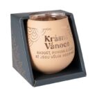 Zrcadlový svícen - Krásné Vánoce