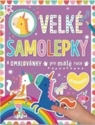 Velké samolepky a omalovánky pro malé ruce - Jednorožci