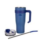 Modrý nerezový termohrnek XXL 1200 ml