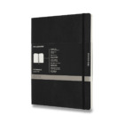 Zápisník Moleskine Professional - měkké desky, XL - černý
