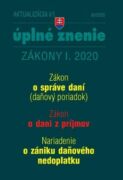 Aktualizácia I/1 2020 - Daňový poriadok, ZDP, Nariadenie o zániku daňového nedoplatku (e-kniha)