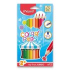 Maped - Pastelky trojhranné JUMBO Color´ Peps 12 ks