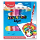 Maped - Bezdřevé pastelky Color´Peps Oops s gumou 24 ks