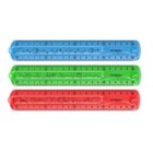 Keyroad Pravítko Flexi, 20 cm - mix motivů