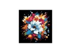 Malování na plátno Květina 30x30 cm