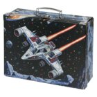 BAAGL Skládací školní kufřík - Pixel Space s kováním