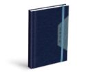 Diář 2026 D801 PU blue/dark blue s gumkou