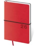 Diář 2026 týdenní kapesní Flexio - červená