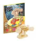 NiXiM Dřevěné 3D puzzle - Ryba
