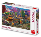 Puzzle 2000 Malovaný Amsterdam
