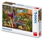 Puzzle Z obrazu: Tygři 1000 dílků