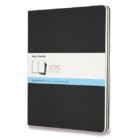 Sešity Moleskine Cahier, XL, tečkované, 3 ks - černé