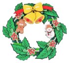 3D Dřevěná skládačka: Vánoční věnec