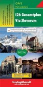 GPVS Slovanská cesta do Říma 1:500 000 / turistická mapa