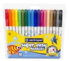 Centropen Popisovač smývatelný Super easy 2580 (18 ks)