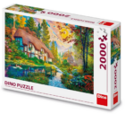 Puzzle 2000 Domek u řeky