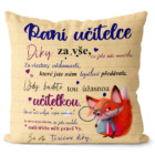 Polštář Paní učitelce