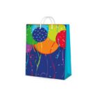 Dárková taška malá - Balónky a konfety (17,8 × 9,8 × 22,9 cm)