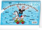 Kalendář 2026 stolní: Naše hobby - Kamila Skopová, 23,1 x 14,5 cm