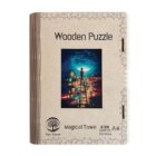 Dřevěné puzzle/Magické město A4