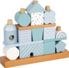 small foot Nasazování na tyč Domeček modrý