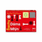 Šachy, dáma, mlýn