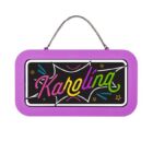 Neonová cedulka se jménem - Karolína