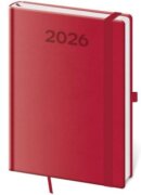 Diář 2026 týdenní A5 Print Pop - malinová