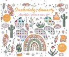 Omalovánky s diamanty - kufřík - Mandaly, boho a etno styl
