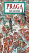 Praha - Panoramatická mapa / italsky