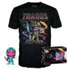 Funko POP Tee: Marvel - Thanos BlackLight special edition (velikost trička L)