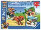 Puzzle Tlapková Patrola: Psí tým 3x49 dílků
