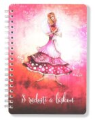 Kroužkový blok S radostí a láskou B6, linka, 50 listů