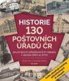 Historie 130 poštovních úřadů ČR používajících příležitostné R-nálepky v období 1993 až 2010