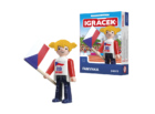 efko Igráček Fanynka - figurka s vlajkou