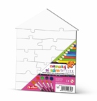 efko Namaluj si sám Domeček - kreativní puzzle bez potisku
