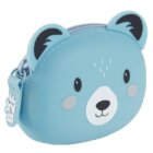 Peněženka se zipem Puppies to go - Medvěd, modrá