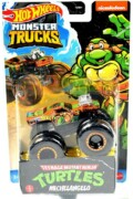 Hot Wheels monster trucks - Turtles Michelangelo želvy ninja