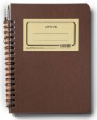 Kroužkový zápisník s tužkou RETRO B6, linka, 70 listů