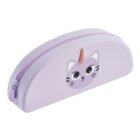 Pouzdro se zipem Puppies Friends - Kočka, fialové