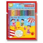 Pastelky STABILO Trio thick sada 18 ks v katronovém pouzdru