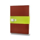 Sešity Moleskine Cahier, XL, čisté, 3 ks - červený