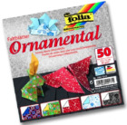 Papíry na origami 15x15cm, 50 listů, ornamental